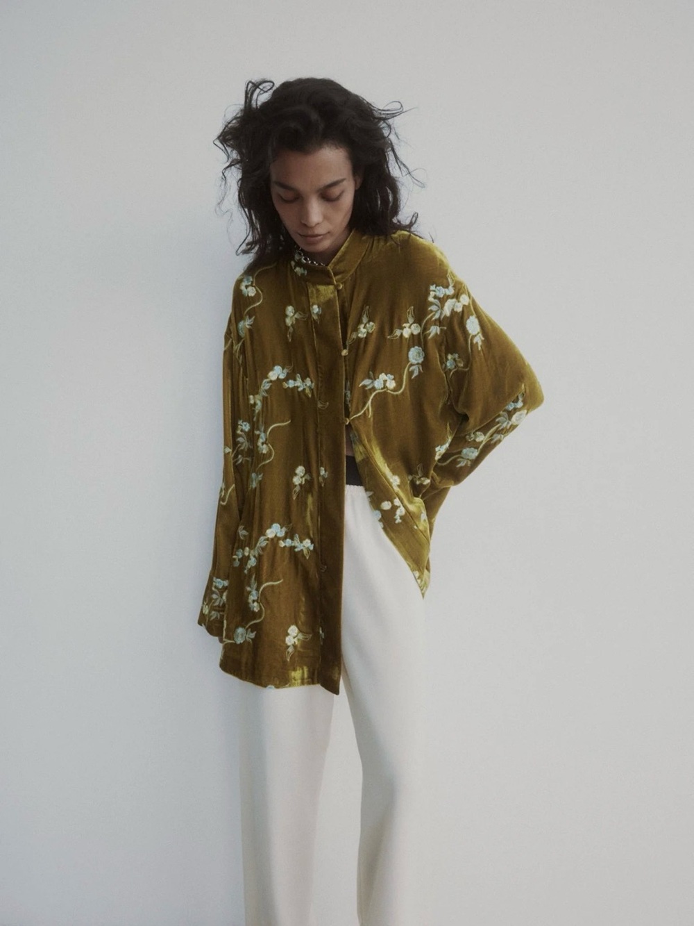 Exquisite HARRIS TAPPER Graff Jacket in Embroidered Velvet - Size: S
